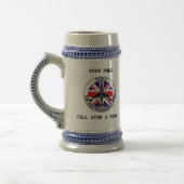 BRITISCHES JTAC BIER STEIN BIERGLAS (Links)
