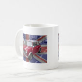 Britisches klassisches Miniauto Kaffeetasse (Vorderseite Links)
