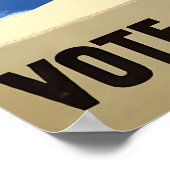 Britisches konservatives Parteiposter Sozialist Poster (Ecke)