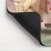 Britisches Kriegsschiff HMS Warrior Mousepad (Ecke)
