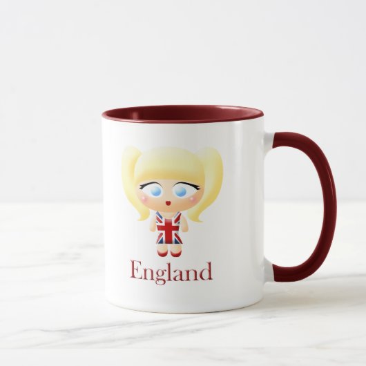 Britisches Mädchen Tasse (Rechts)