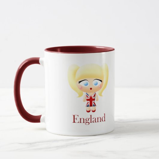 Britisches Mädchen Tasse (Links)