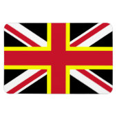 Britisches Magnet - Vier Kreuzflagge (Horizontal)