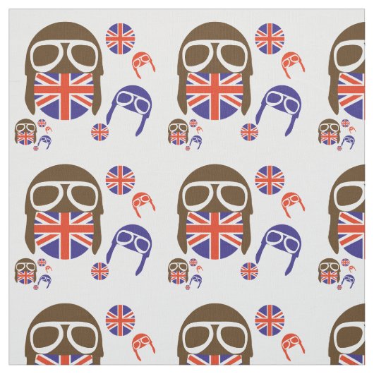 Britisches Motorrad Stoff (Muster)