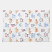 Britisches Nachmittagstee Teatowel Geschirrtuch (Horizontal)