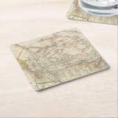 Britisches Nordamerika 5 Rechteckiger Pappuntersetzer (angewinkelt)