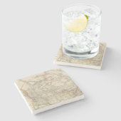 Britisches Nordamerika 5 Steinuntersetzer (Seitenansicht)