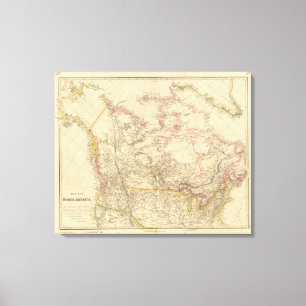 Britisches Nordamerika Leinwanddruck