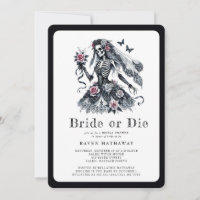 Britisches oder Die Gothic Floral Skelett Brautpar