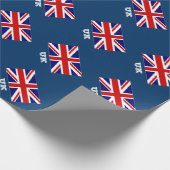 Britisches Papier | Union Jack Design Geschenkpapier (Ecke)