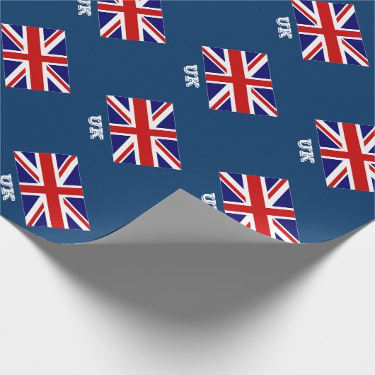 Britisches Papier | Union Jack Design Geschenkpapier (Ecke)