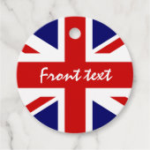 Britisches Party-Flagge Geschenkanhänger (Vorderseite)