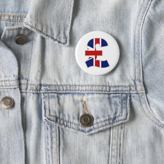 Britisches Pfund Button (Beispiel)