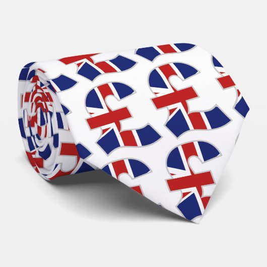 Britisches Pfund Krawatte (Gerollt)