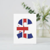 Britisches Pfund Postkarte (Stehend Vorderseite)
