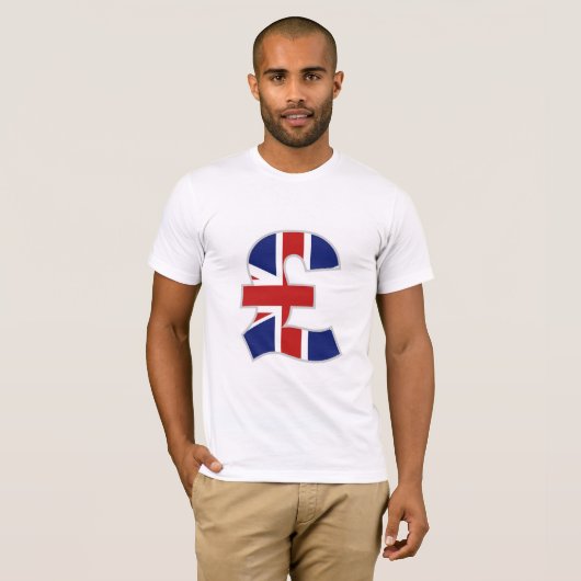 Britisches Pfund T-Shirt (Vorne ganz)