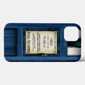 Britisches Polizei-allgemeines Telefonzelle iPhone Case-Mate iPhone Hülle (Rückseite (Horizontal))