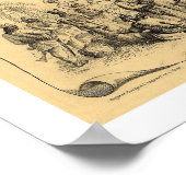 Britisches Reich in der ganzen Welt 1855 Poster (Ecke)