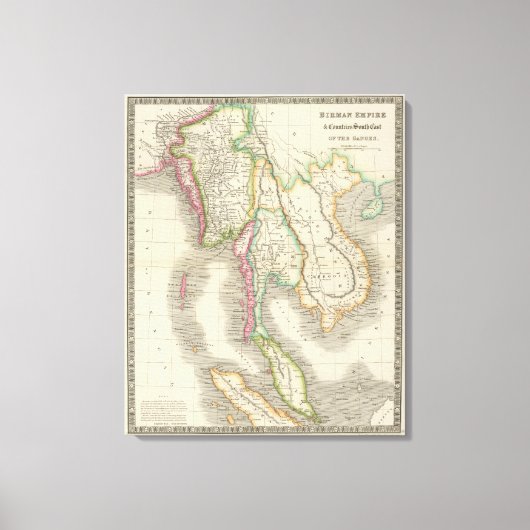 Britisches Reich Leinwanddruck (Vorderseite)