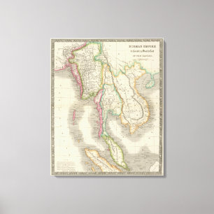 Britisches Reich Leinwanddruck