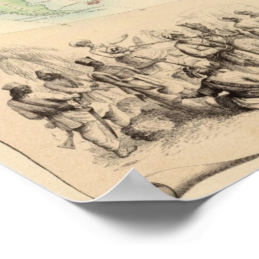 Britisches Reich Poster (Ecke)