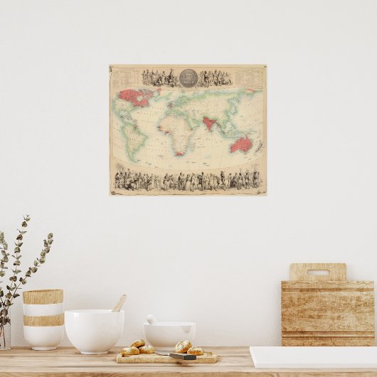 Britisches Reich Poster (Küche)