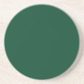 Britisches Renngrün (Vollfarbe) Getränkeuntersetzer (Vorne)