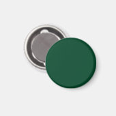 Britisches Renngrün (Vollfarbe) Magnet (Vorderseite/Rückseite)