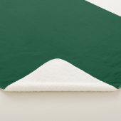 Britisches Renngrün (Vollfarbe) Sherpadecke (3/4)
