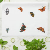 Britisches Schmetterlingshandtuch Geschirrtuch (Gefaltet)