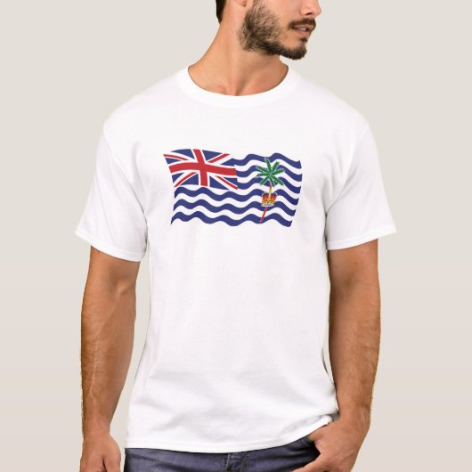 Britisches Shirt für die Flagge des Indischen Ozea (Vorderseite)