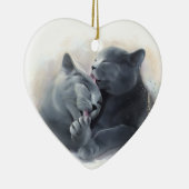 Britisches Shorthair Keramikornament (Rechts)