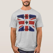 Britisches Stahlmotorrad-Shirt T-Shirt (Vorderseite)