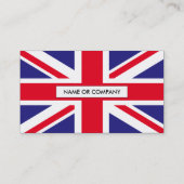 Britisches Taxi Visitenkarte (Rückseite)