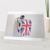 Britisches Toilettenpapier Karte (Vorderseite)