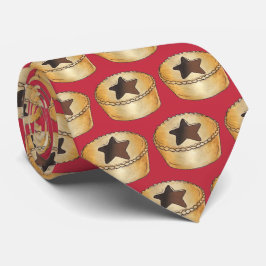 Britisches Weihnachtsfrüchte-Mince-Pie-Festivitäte Krawatte