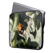 British 7 Spot Ladybug Laptop Bag Laptopschutzhülle (Vorderseite Links)
