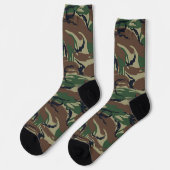 British 95 Forest Camouflage Pattern Socken (Linkes Detail)
