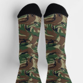British 95 Forest Camouflage Pattern Socken (Oben)