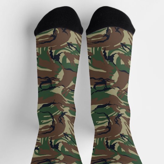 British 95 Forest Camouflage Pattern Socken (Oben)
