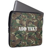 British 95 Forest Green Camouflage Laptopschutzhülle (Vorne Rechts)