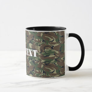 British 95 Forest Green Camouflage Tasse