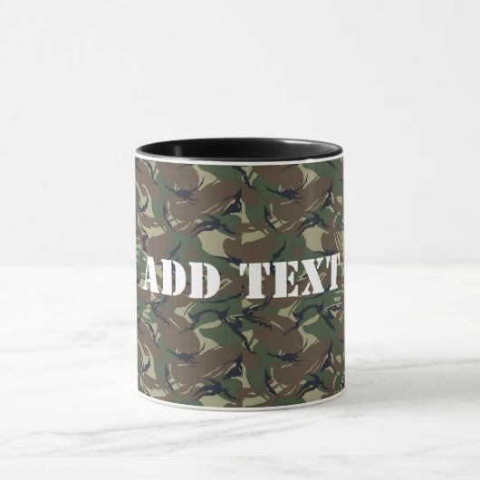 British 95 Forest Green Camouflage Tasse (Zentrum)