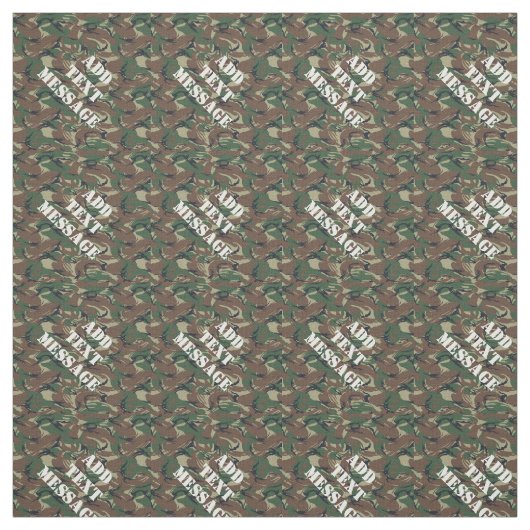 British 95 Green Military Camouflage Stoff (Muster)