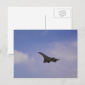 British Aerospace/Aerospatiale Concorde im Flug, Postkarte (Vorne/Hinten)