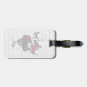 British Afternoon Tea Hat Gepäckanhänger (Rückseite horizontal)