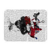 British Afternoon Tea Hat Magnet (Horizontal)