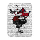 British Afternoon Tea Hat Magnet (Vertikal)