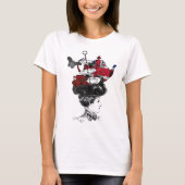 British Afternoon Tea Hat T-Shirt (Vorderseite)