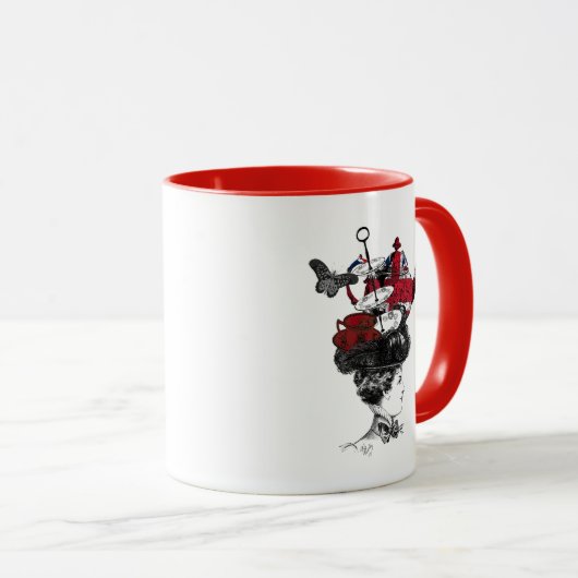 British Afternoon Tea Hat Tasse (VorderseiteRechts)